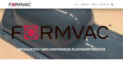 Desktop Screenshot of formvac.no